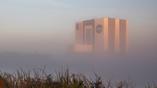 Fog at VAB